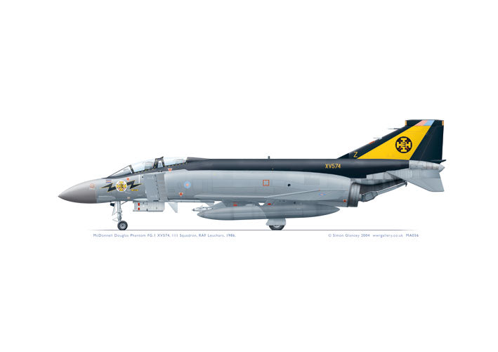 Xv574 McDonnell Douglas Phantom FG.1 111 Squadron – WWR Gallery