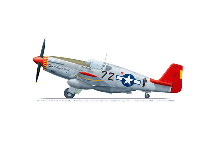 P-51C-10-NT 'Ina the Macon Belle'