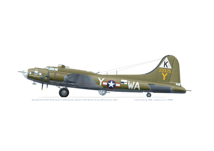 Boeing B-17F 42-3325 'Paddy Gremlin'