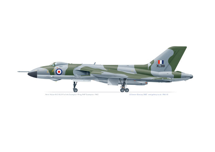 Avro Vulcan B.2 (Blue Steel) XL319, Scampton Wing