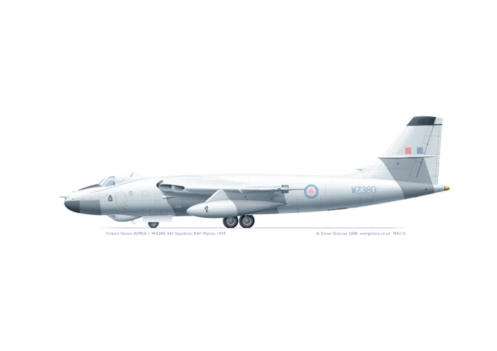 Vickers Valiant B(PR)K.1 543 Squadron