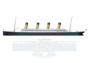 R.M.S. Olympic print