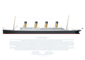 R.M.S. Titanic A3 print
