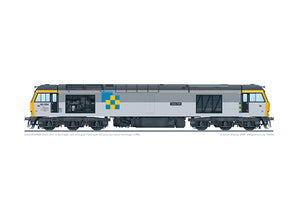 Brush Class 60 locomotive 60084 ‘Cross Fell’. Depicted in British Rail Railfreight Construction Sector 