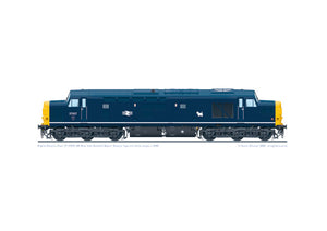 Class 37 37037 BR blue with white stripe
