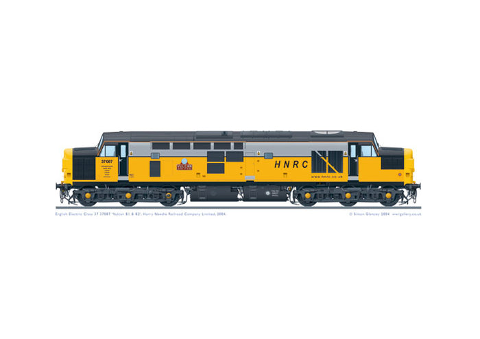 Class 37 37087 ‘Vulcan B1 & B2’