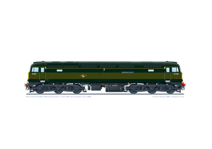 Class 47 47815 ‘Abertawe Landor’
