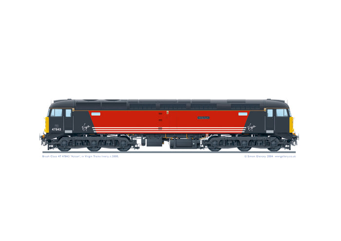Class 47 47843 ‘Vulcan’