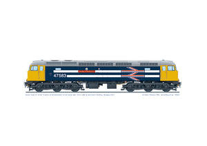 Class 47 47583 'County of Hertfordshire' Royal Wedding livery