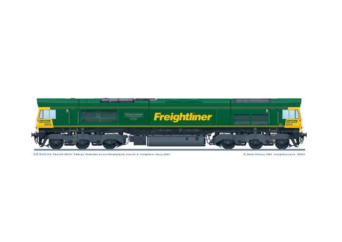 Class 66 66618 (2004) 'Railways Illustrated Annual Photographic Awards Ian Lothian'