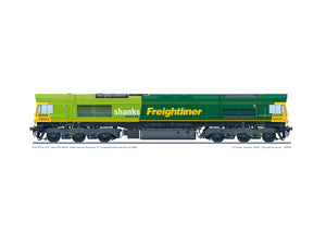 Class 66 Freightliner Shanks 66522 'East London Express'