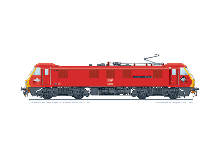 Class 90 90129 'Frachtverbindungen'