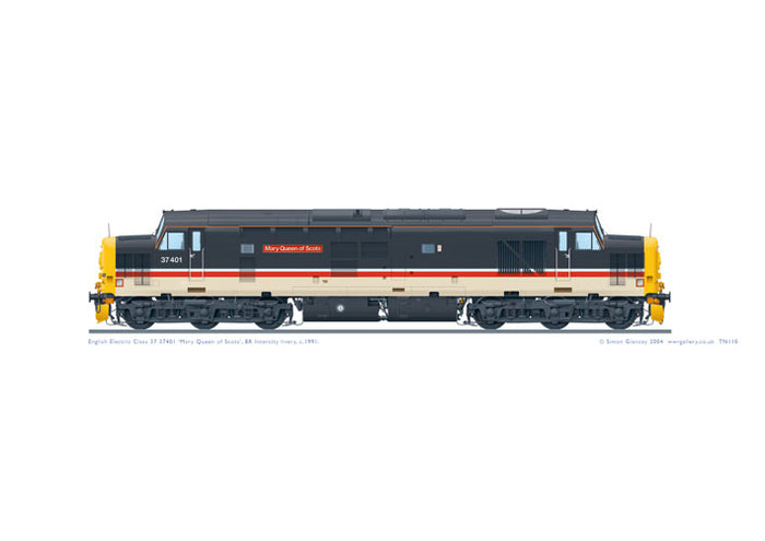 Class 37 37401 'Mary Queen of Scots'