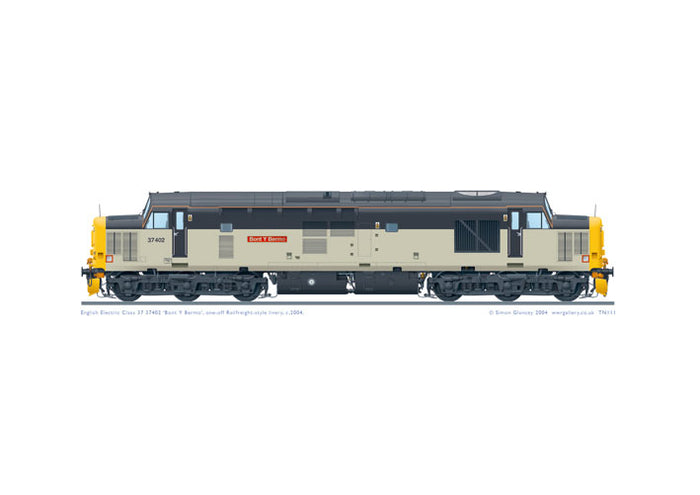 Class 37 37402 'Bont Y Bermo'