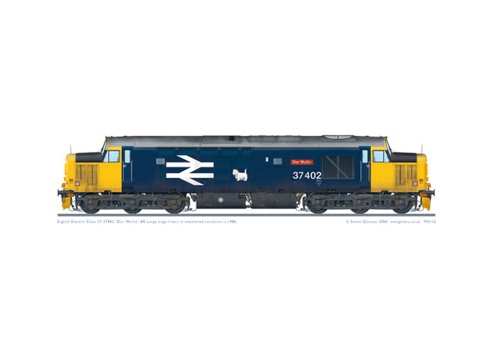 Class 37 37402 'Oor Wullie'