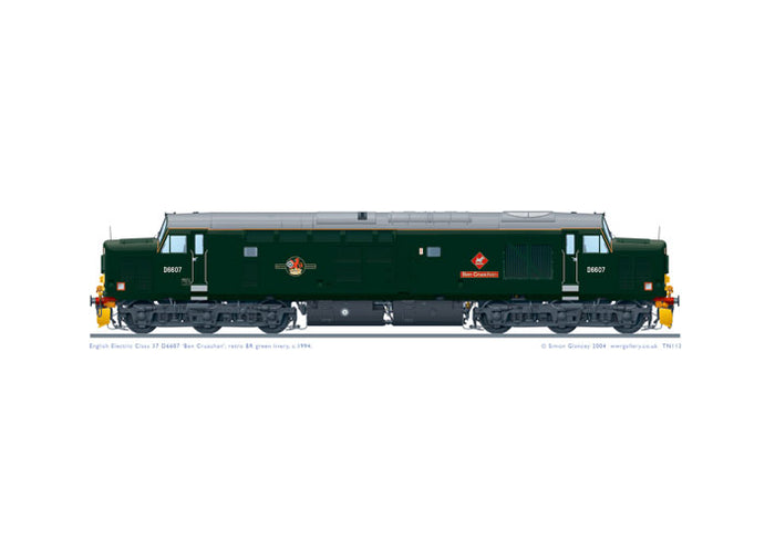Class 37 D6607 'Ben Cruachan'