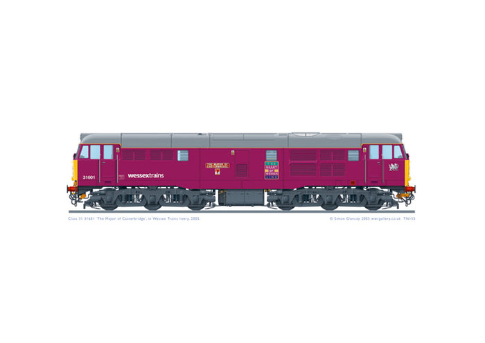 Class 31 31601 'The Mayor of Casterbridge'