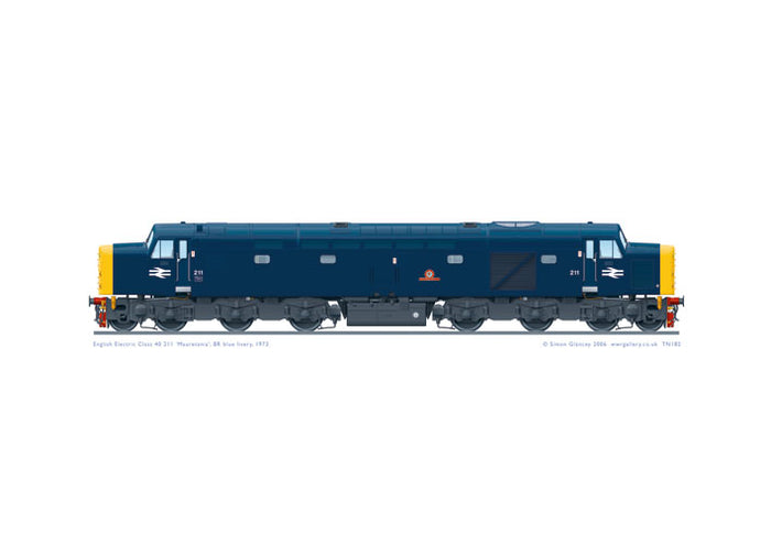Class 40 211 'Mauretania'