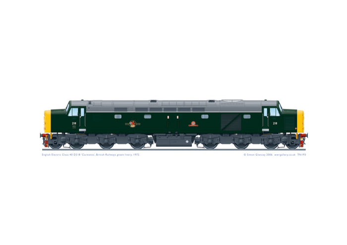 Class 40 D218 'Carmania'