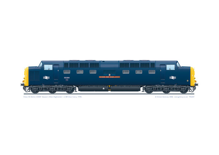Class 55 Deltic 55004 ‘Queen's Own Highlander’