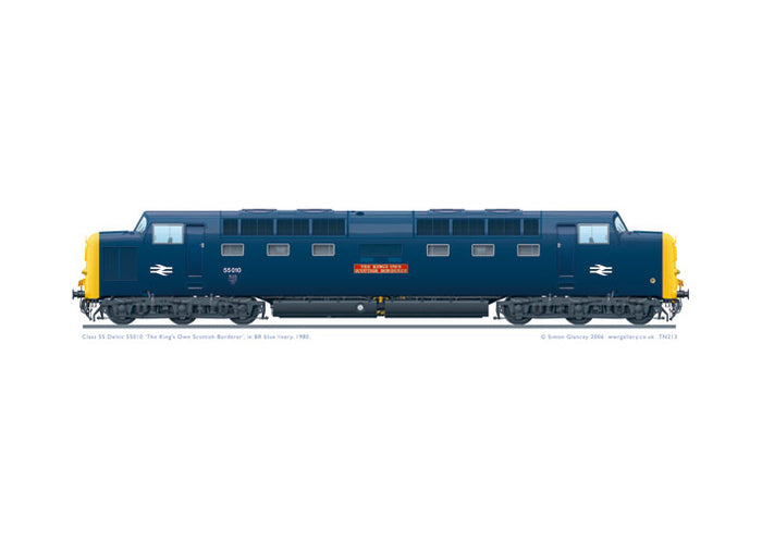 Class 55 Deltic 55010 ‘King's Own Scottish Borderer'