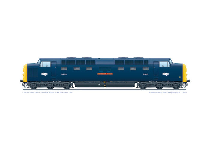 Class 55 Deltic 55013 ‘The Black Watch'