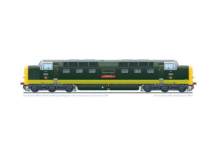 Class 55 Deltic 55014 ‘The Duke of Wellington's Regiment'