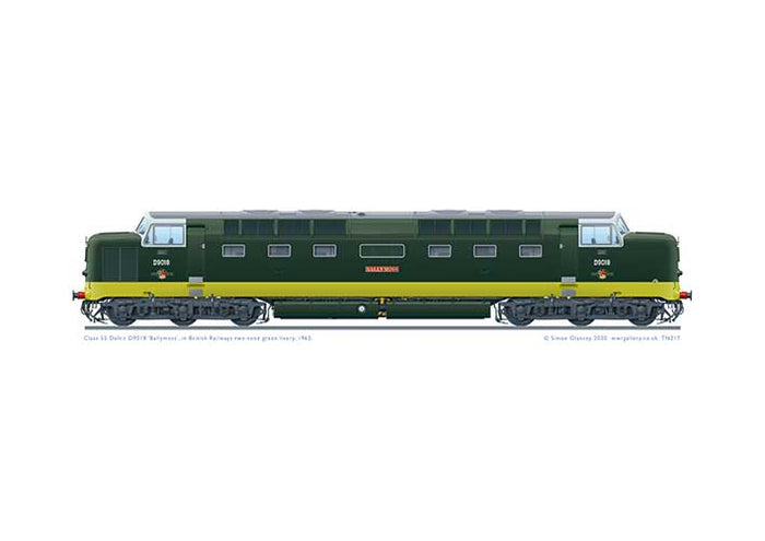 Class 55 Deltic D9018 ‘Ballymoss'
