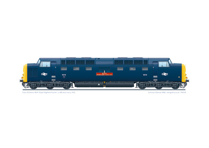 Class 55 Deltic 55019 ‘Royal Highland Fusilier'
