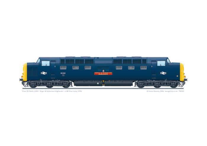 Class 55 Deltic 55021 ‘Argyll & Sutherland Highlander'