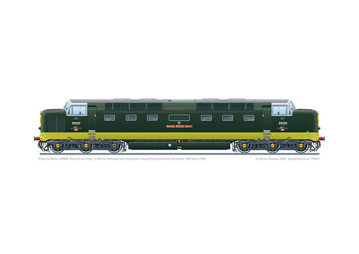 Class 55 Deltic D9000 ‘Royal Scots Grey'