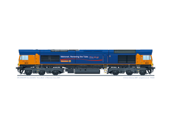 Class 66 66721 'Harry Beck'