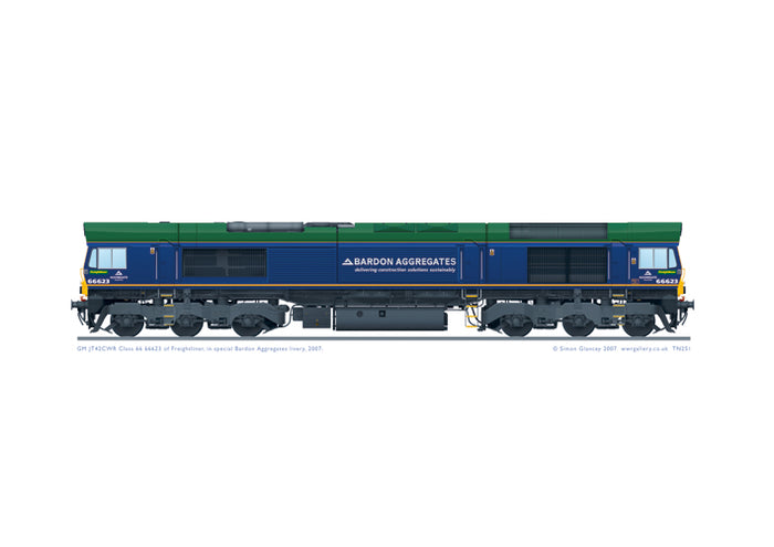 Class 66 66623 Bardon Aggregates