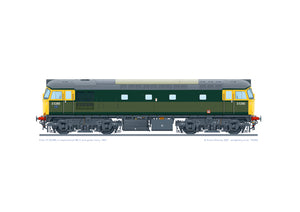 Class 27 D5380 two tone green