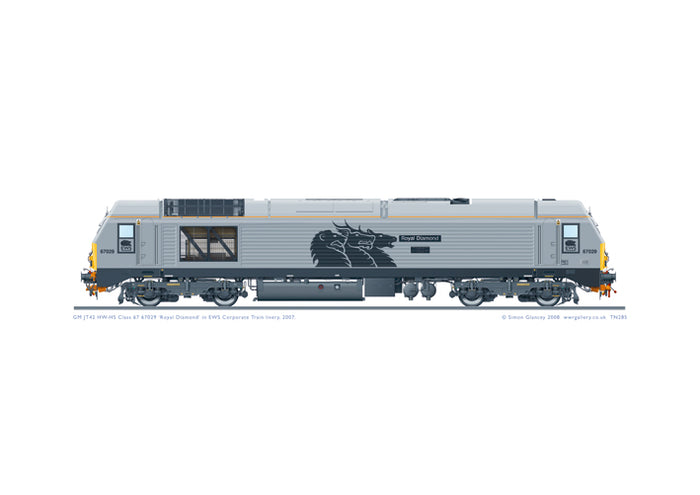 Class 67 67029 'Royal Diamond'