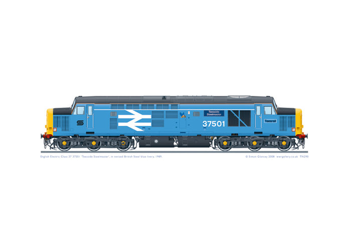 Class 37 37501 'Teesside Steelmaster' version 2
