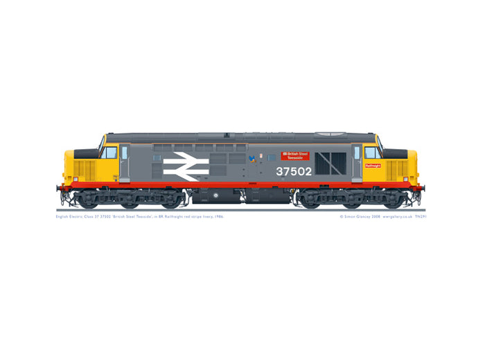 Class 37 37502 'British Steel Teesside'