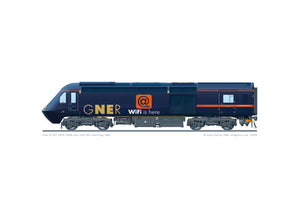 Class 43 HST 43099 GNER wifi advert