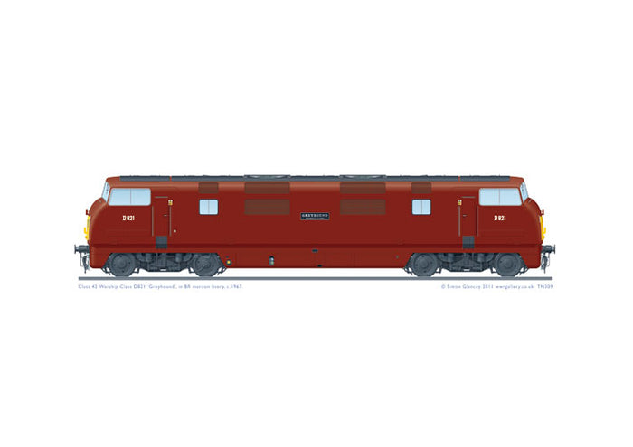 Class 42 Warship D821 'Greyhound'