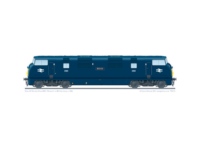 Class 42 Warship D831 'Monarch'