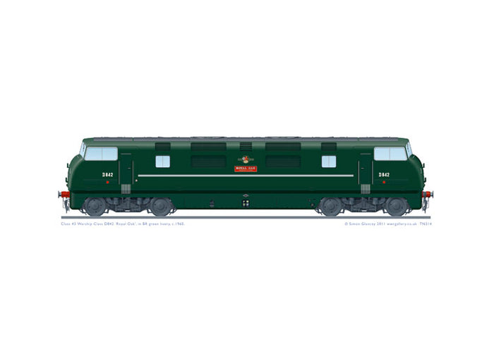 Class 43 Warship D842 'Royal Oak'