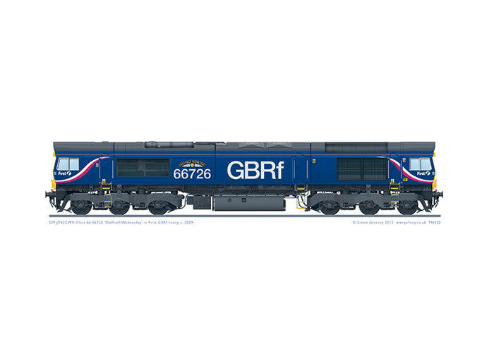 Class 66 66726 'Sheffield Wednesday'