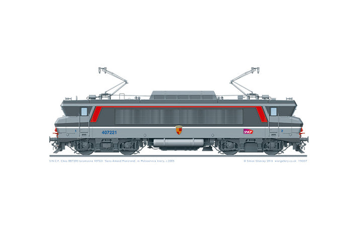 S.N.C.F. BB-7200 407221 'Saint-Amand Montrond'