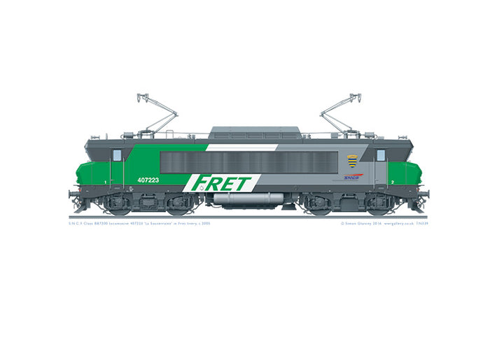 S.N.C.F. BB-7200 407223 'La Souterraine'