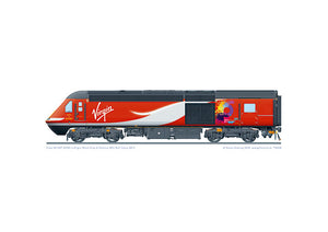 Class 43 HST 43295 Virgin Trains Perth City of Culture bid branding