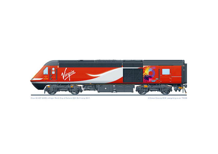 Class 43 HST 43295 Virgin Trains, 2017