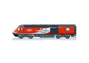 Class 43 HST 43318 LNER 40 years of the HST livery