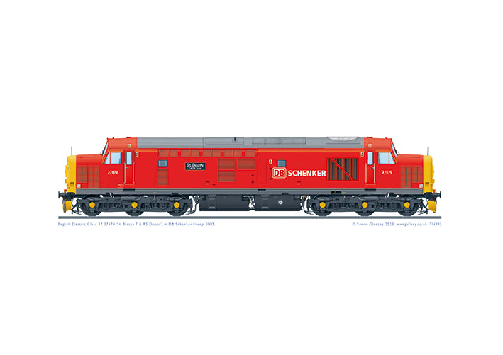 First 37670 Class 37 37670 'St Blazey T & RS Depot' – WWR Gallery