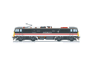 Class 87 locomotive 87001 'Royal Scot' in BR Intercity Swallow livery, from 1994