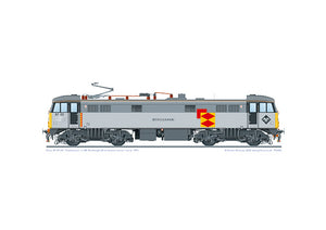 Class 87/1 locomotive 87101 'Stephenson' in the Railfreight Distribution sector livery it wore in 1991.